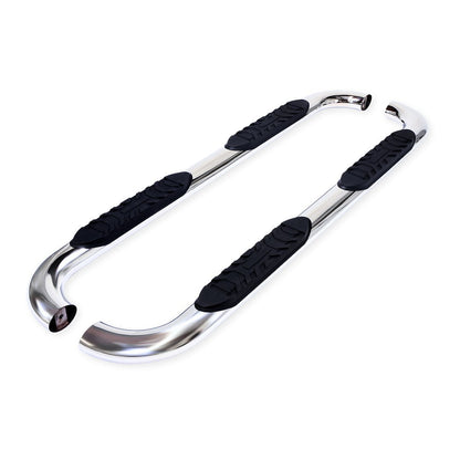 TrailFX 2009–2018 4" Oval Bent Step Bar For Ram 1500-3500 Crew- Stainless (A1007S) - product image 1