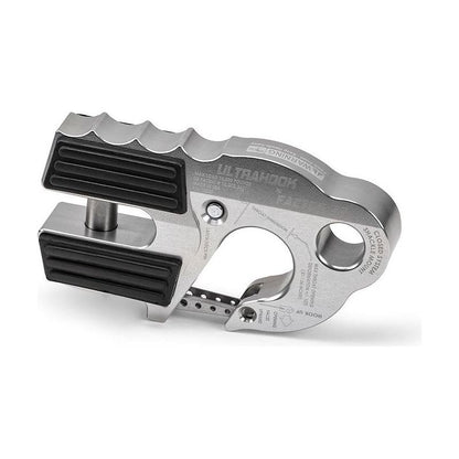 FACTOR 55 |  UltraHook Closed System Winch Shackle Mount Silver Factor 55 | B200250-05-GGBW