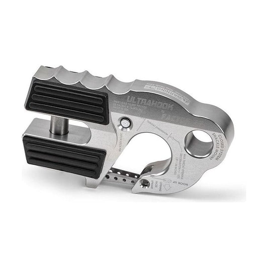 FACTOR 55 |  UltraHook Closed System Winch Shackle Mount Silver Factor 55 | B200250-05-GGBW