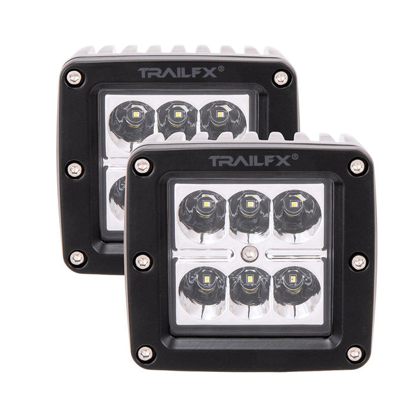 TrailFX 3" LED Cube Lights- Pair (3X2S2)