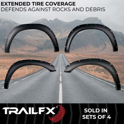 TrailFX 2009–2018 Pocket Style Fender Flares For Ram 1500, Textured (TFD3002T) - product image 2