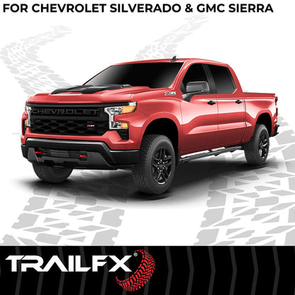 TrailFX 2007–2018 A4 Step Bars For GM Silverado/Sierra Extended Cab (AL4003B) - product image 3