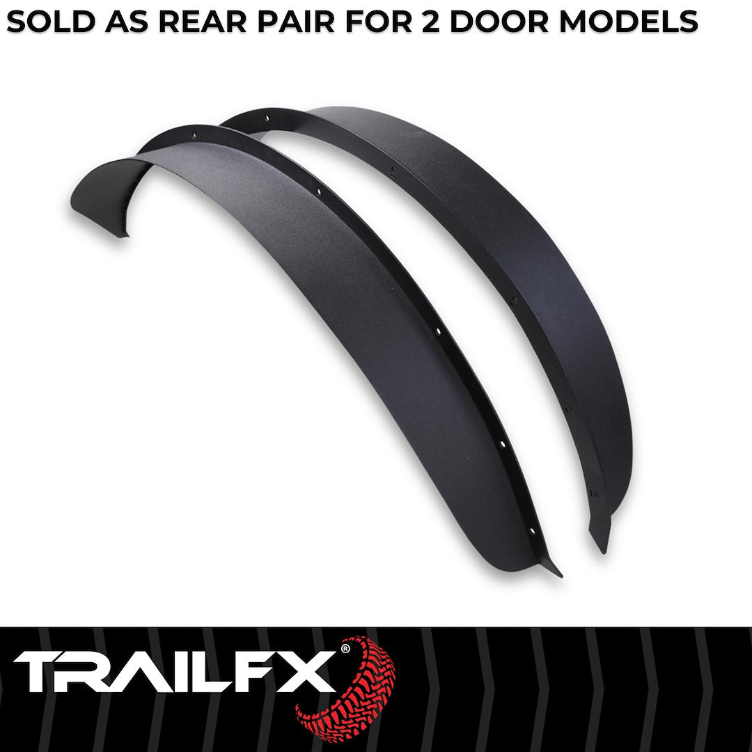 TrailFX 2021–2026 Rear Flat Fender Flares For Ford Bronco 2 Door (BR013T) - product image 6
