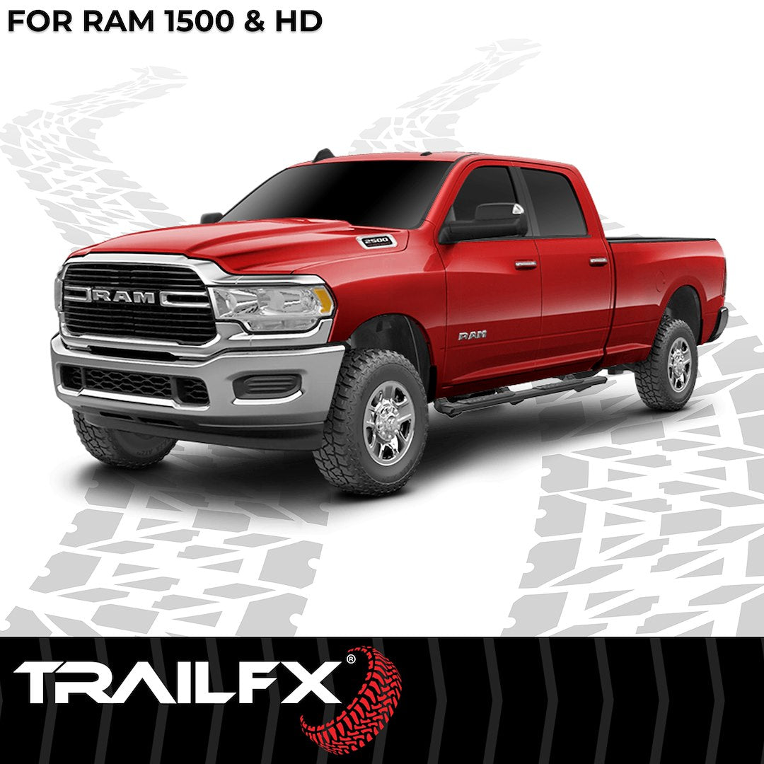 TrailFX 2010–2026 A4 Step Bars For RAM 2500-5500 Crew Cab (AL4009B) - product image 3