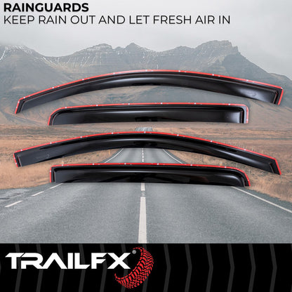 TrailFX 2015–2022 In Channel 4-Piece Window Vent For GM Colorado/Canyon (4995IC) - product image 2