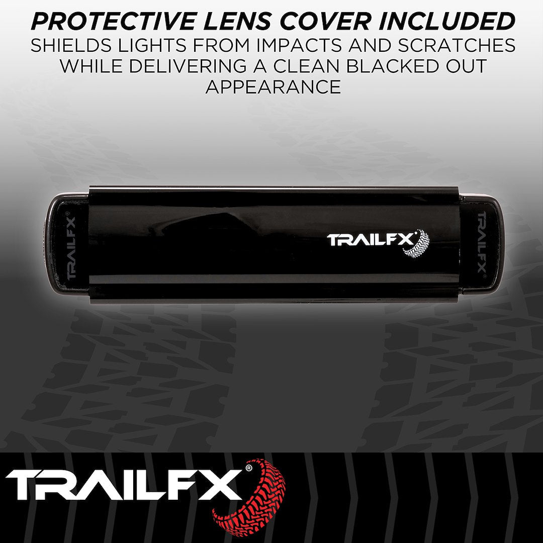 TrailFX 6" Single Row LED Light Bar- Black Edition (6SRBKCM) - product image 10