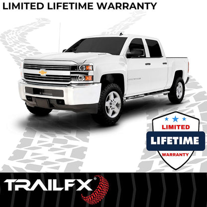 TrailFX 2007–2019 T4 Trapezoid Step Bar For GM Silverado/Sierra 2500/3500 Crew-Stainless (A4002S) - product image 8