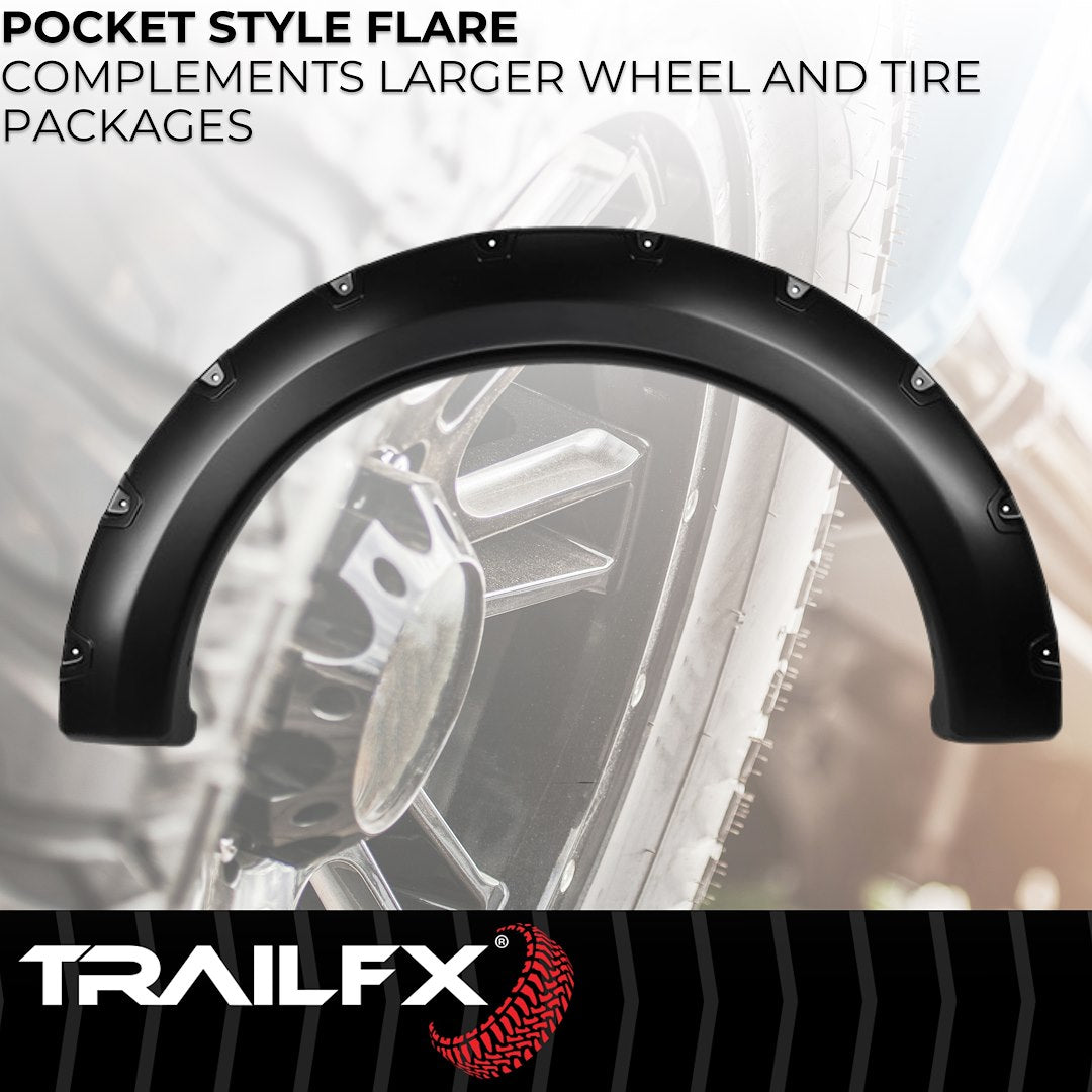 TrailFX 2004–2008 Pocket Style Fender Flares for Ford F150 (TFF3001S) - product image 3
