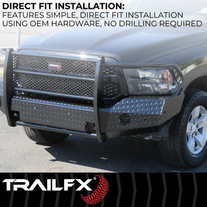 TrailFX 2015–2019 Front Full Replacement Bumper for Silverado 2500/3500 (FX3021A) - product image 4