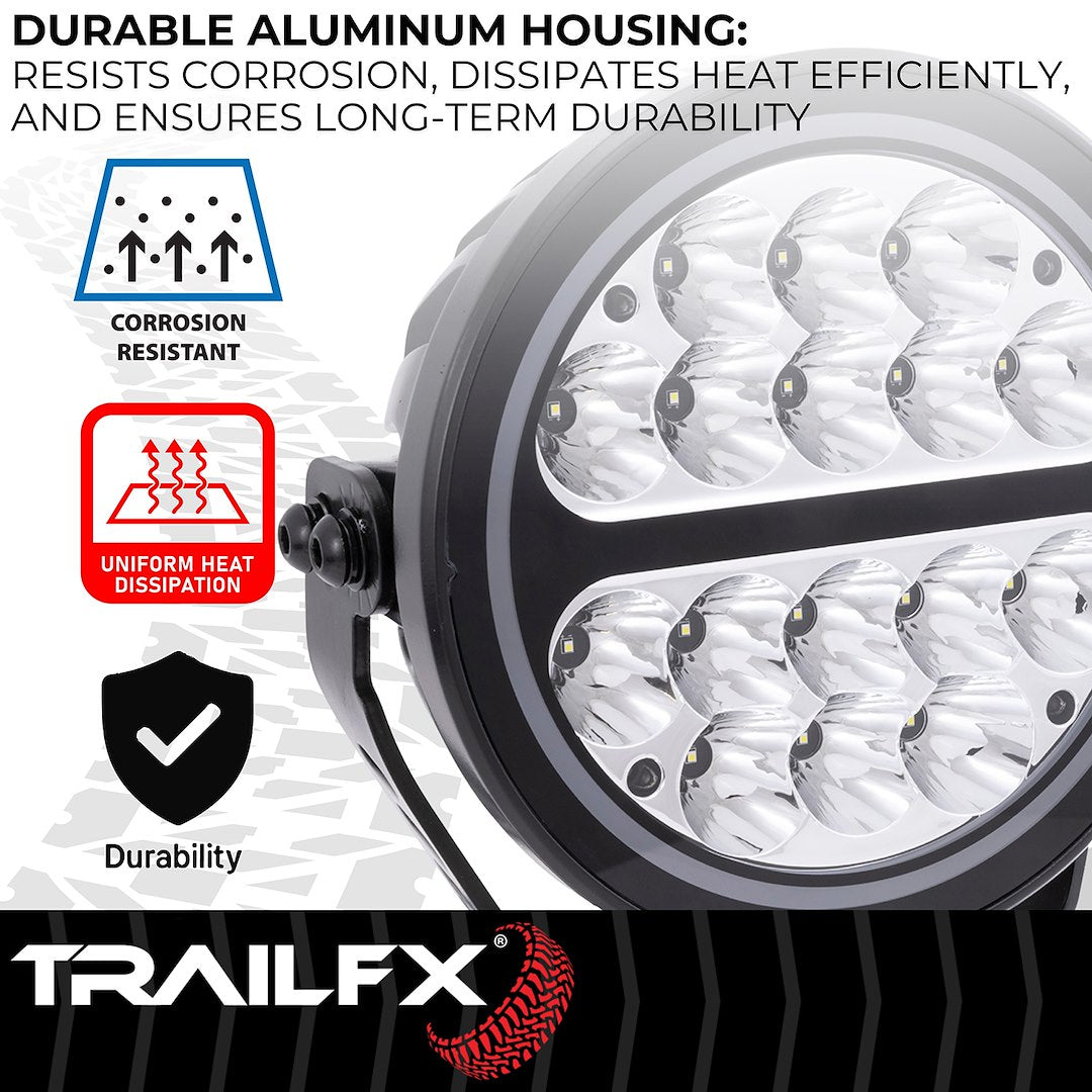 TrailFX 7" Round LED Lights- Pair (7RNDS2) - product image 7
