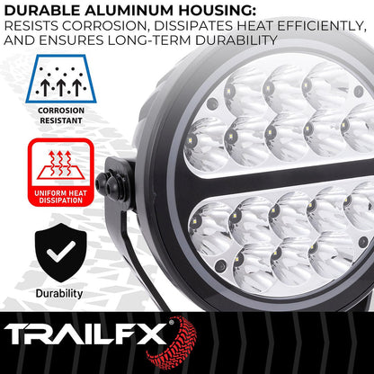 TrailFX 7" Round LED Lights- Pair (7RNDS2) - product image 7