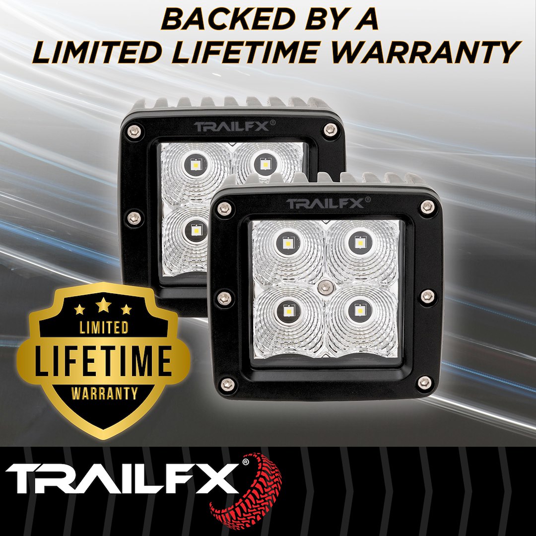 TrailFX 3" LED Cube Lights- Pair (2X2F2) - product image 11