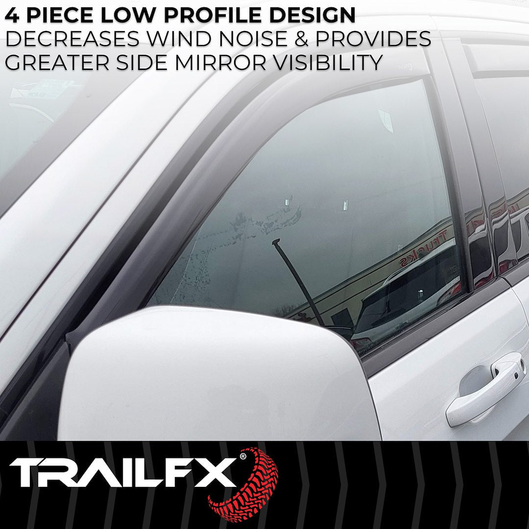 TrailFX 2011–2021 In Channel 4-Piece Window Vent For Jeep Grand Cherokee (4252IC) - product image 3