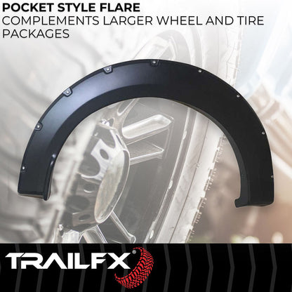TrailFX 2015–2017 Pocket Style Fender Flares for Ford F150 (TFF3003S) - product image 3