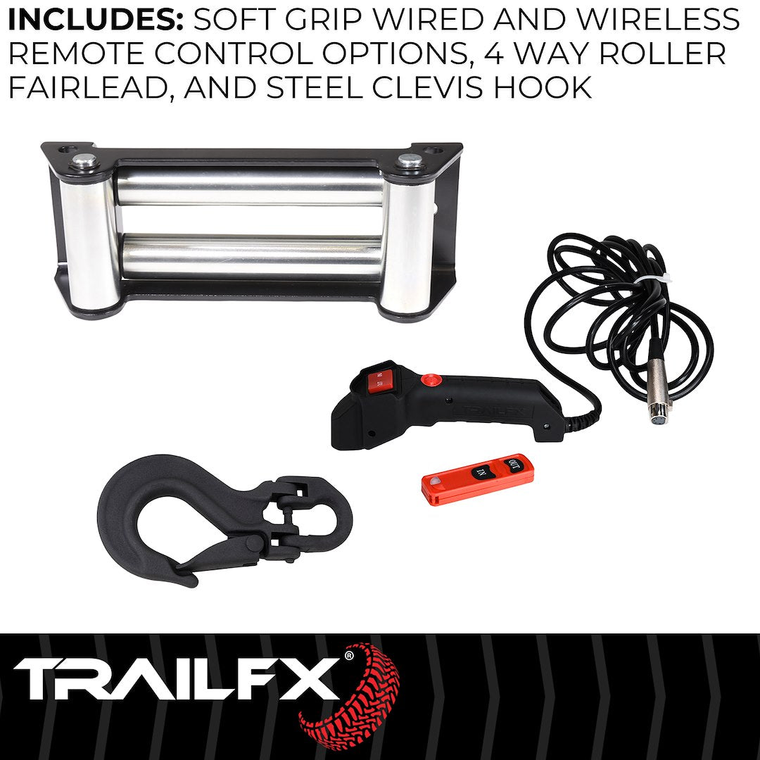 TrailFX Reflex 2.0 Steel Cable Winch 9500 Lb (WR295B) - product image 4