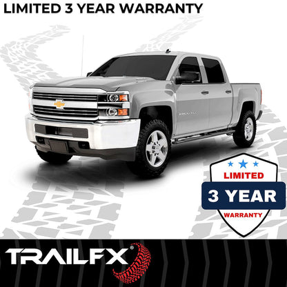TrailFX 2007–2018 T4 Trapezoid Step Bar For GM Silverado/Sierra Extended-Black (A4001B) - product image 8