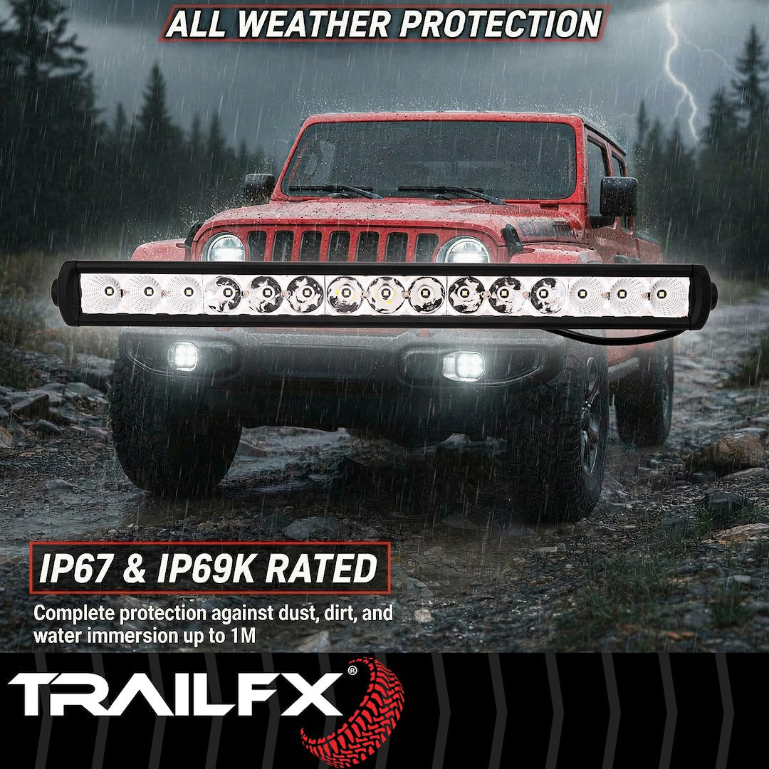 TrailFX 20" Single Row LED Light Bar (20SRCM) - product image 9