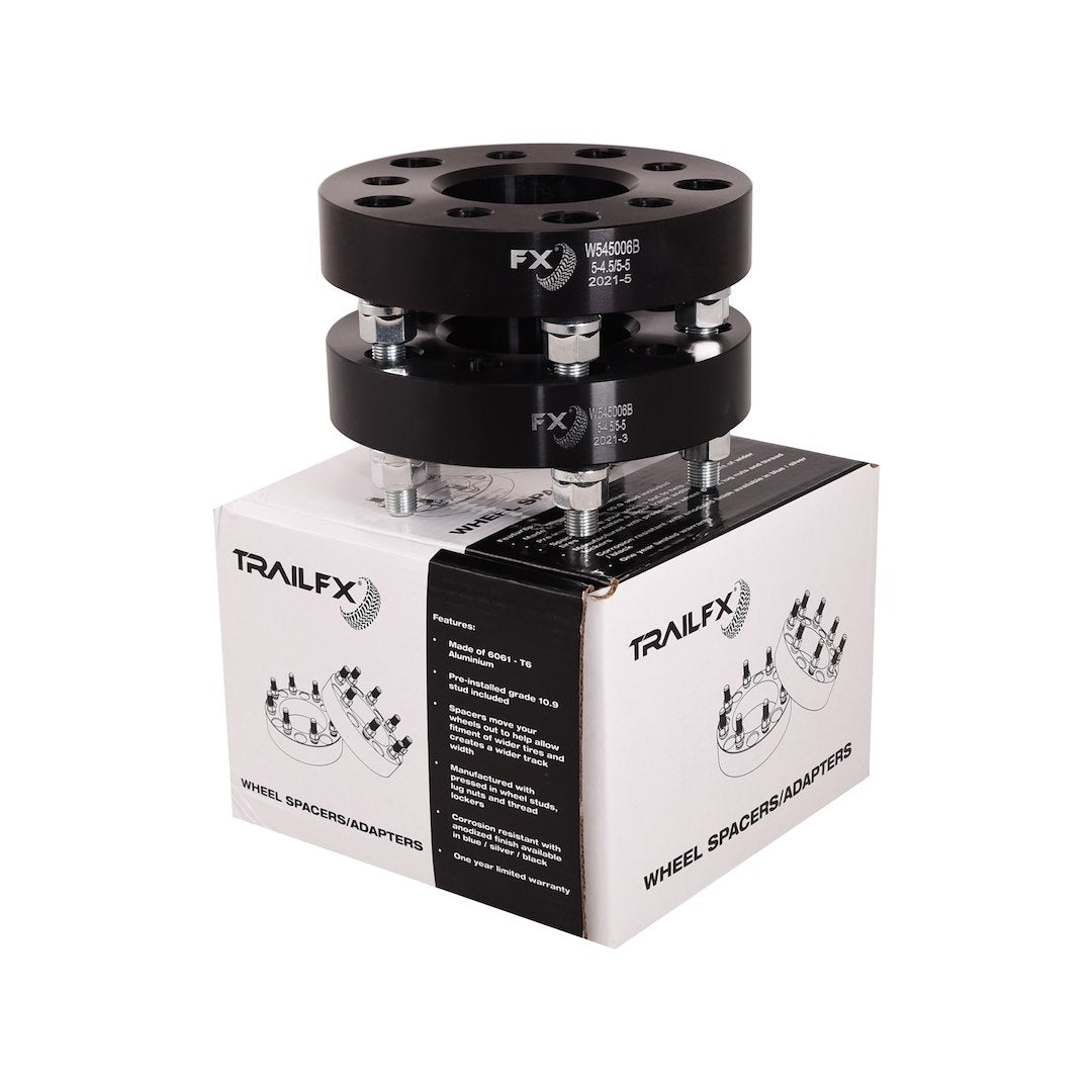TrailFX 2002–2012 Hub Centric Wheel Spacer for Jeep- Black (W545006B) - product image 7