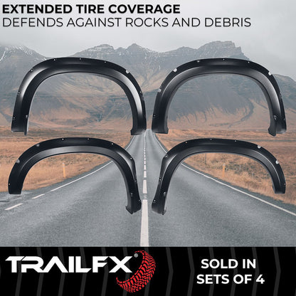 TrailFX 2019–2021 Pocket Style Fender Flares For Chevrolet Silverado 1500 (TFC3005S) - product image 2