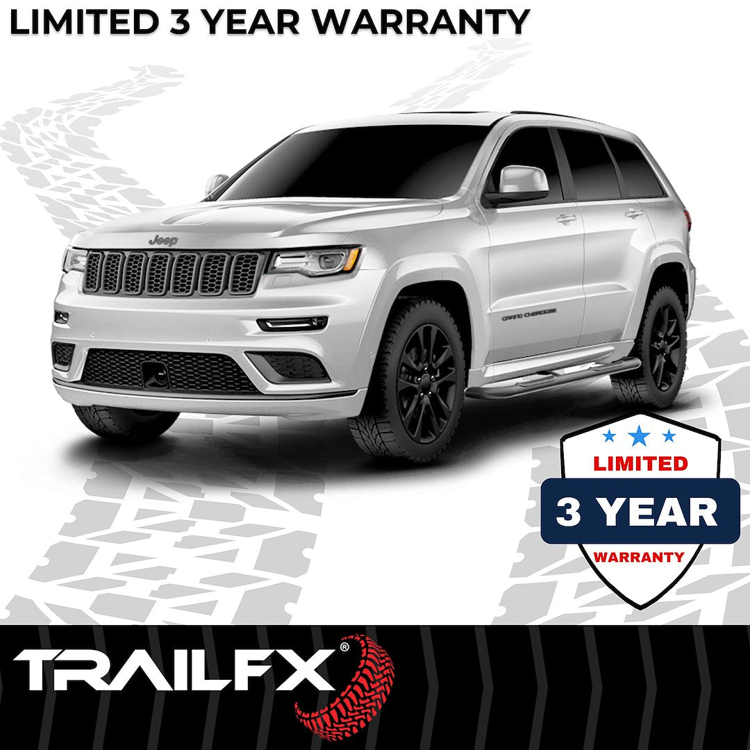 TrailFX 2011–2021 3" Round Step Bar For Jeep Grand Cherokee/WK- Black (A0023B) - product image 7