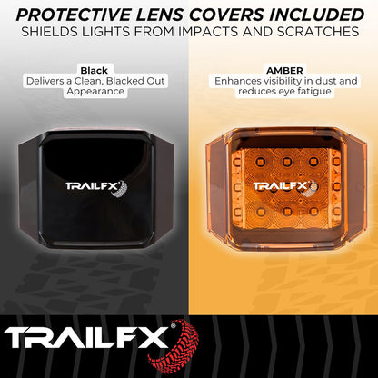 TrailFX 4" LED Side Shooter Pod Light- Pair (PODSIDF2) - product image 10