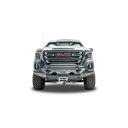 Fab Fours Matrix Front Bumper 2 Stage Black Powder Coat 7/8 in. D-Ring Mounts Pre-Runner Guard l GS19-X3952-1