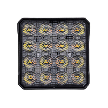 TrailFX 4" x 4" LED Light w/Flashing Func- Single (4X4WLAMF1) - product image 1
