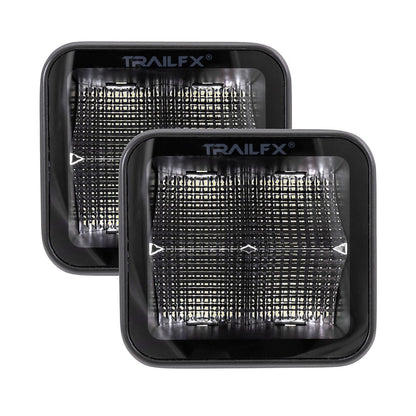 TrailFX 3" LED Cube Lights- Black Edition Pair (2X2BKF2) - product image 1