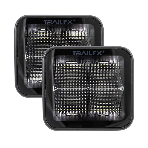 TrailFX 3" LED Cube Lights- Black Edition Pair (2X2BKF2)