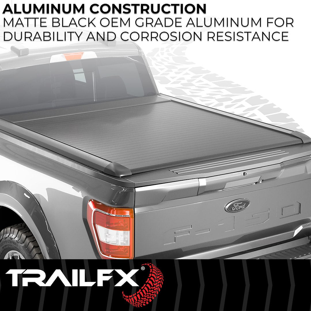 TrailFX 2019–2026 Retractable Tonneau Cover For GM Silverado/Sierra 1500 6.5' (TFX6002) - product image 4