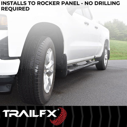 TrailFX 2005–2026 A4 Step Bars For Nissan Frontier Crew Cab (AL4021B) - product image 7