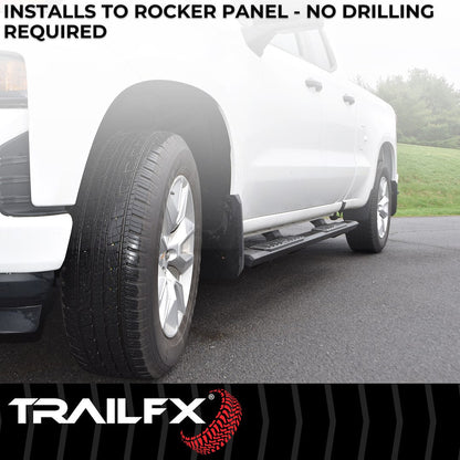 TrailFX 2019–2026 A4 Step Bars For GM Silverado/Sierra Extended Cab (AL4005B) - product image 8