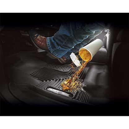 Husky Liners | X-act Contour 2nd Seat Floor Liner For 2007-2018 Jeep Wrangler JK 4 Door Husky Liners | 53671 protecting against spills.