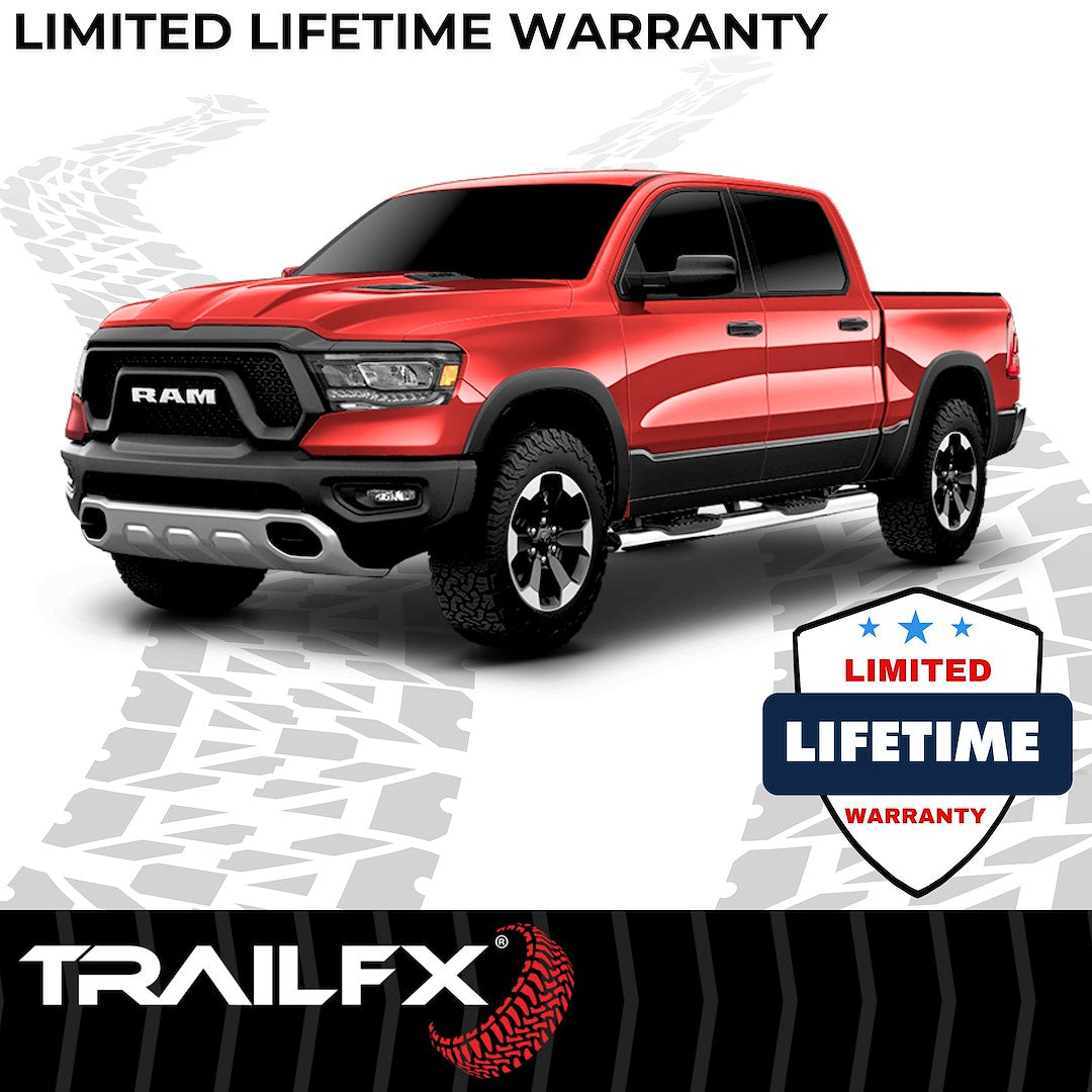 TrailFX 2009–2018 5" Oval Straight Step Bar For Ram 1500-3500 Crew-Stainless (A7056S) - product image 8