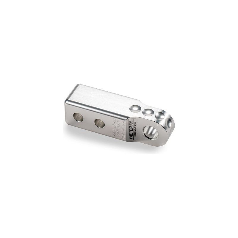 FACTOR 55 |  HitchLink 2.0 Reciever Shackle Mount 2 Inch Receivers Silver Factor 55 | B200020-05-GGBW
