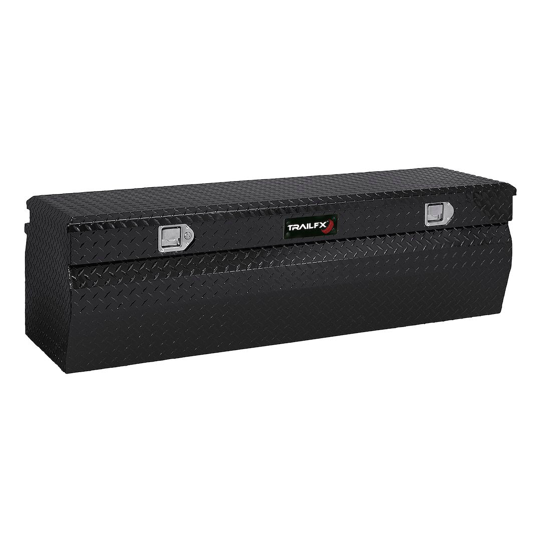 TrailFX 48 Inch Aluminum Wedged Truck Chest- Gloss Black (150482) - product image 1