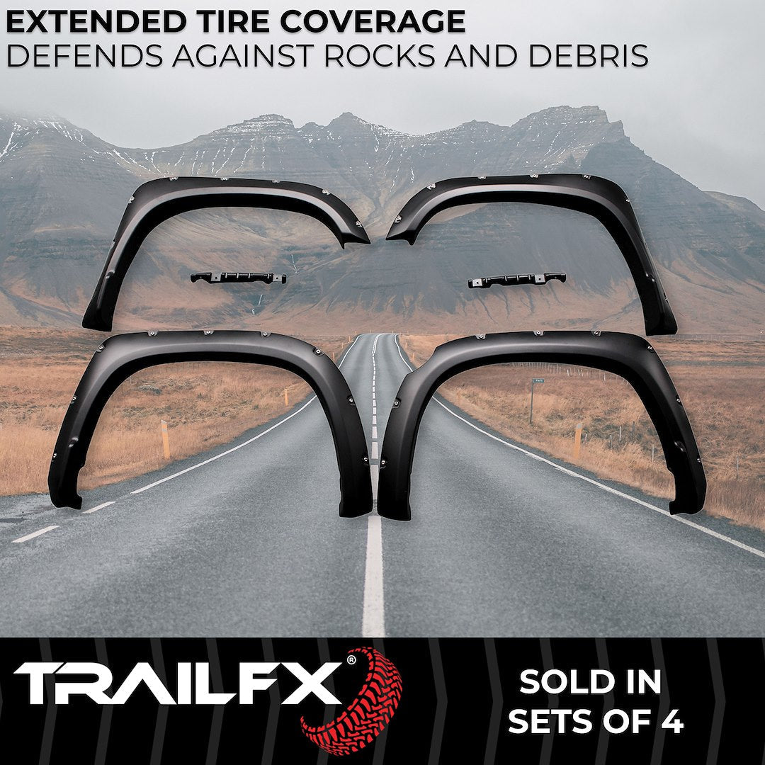 TrailFX 2014–2021 Pocket Style Fender Flares For Toyota Tundra (TFT3002S) - product image 2