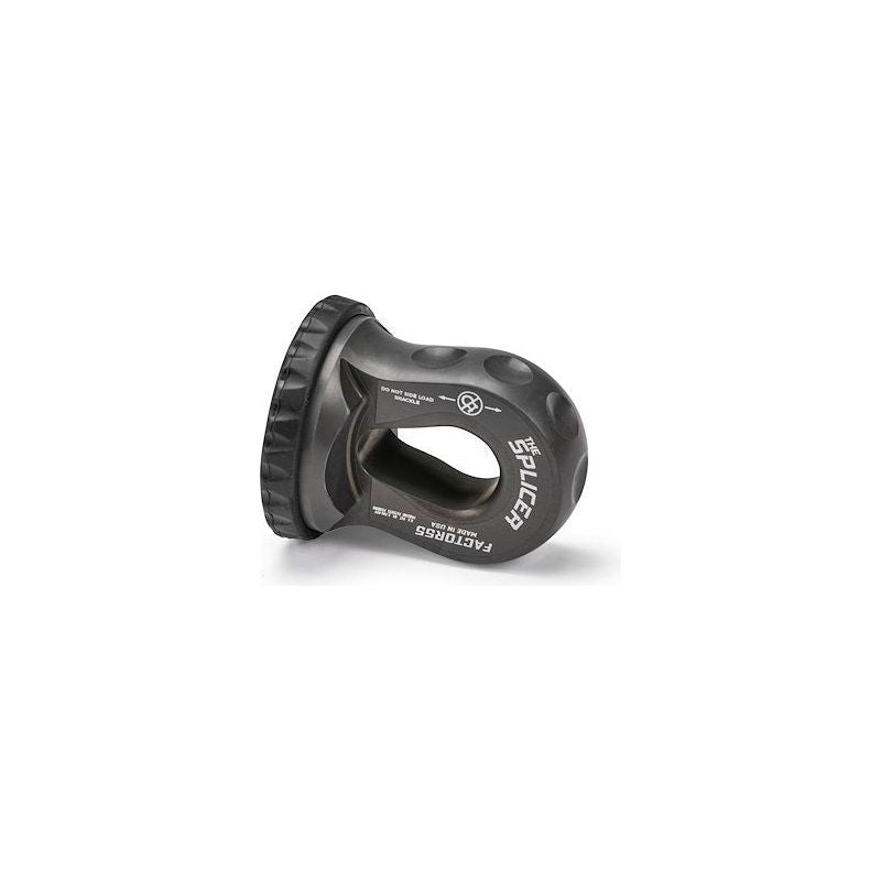 FACTOR 55 |  Splicer 3/8-1/2 Inch Synthetic Rope Splice On Shackle Mount Gray Factor 55 | B200352-06-GGBW