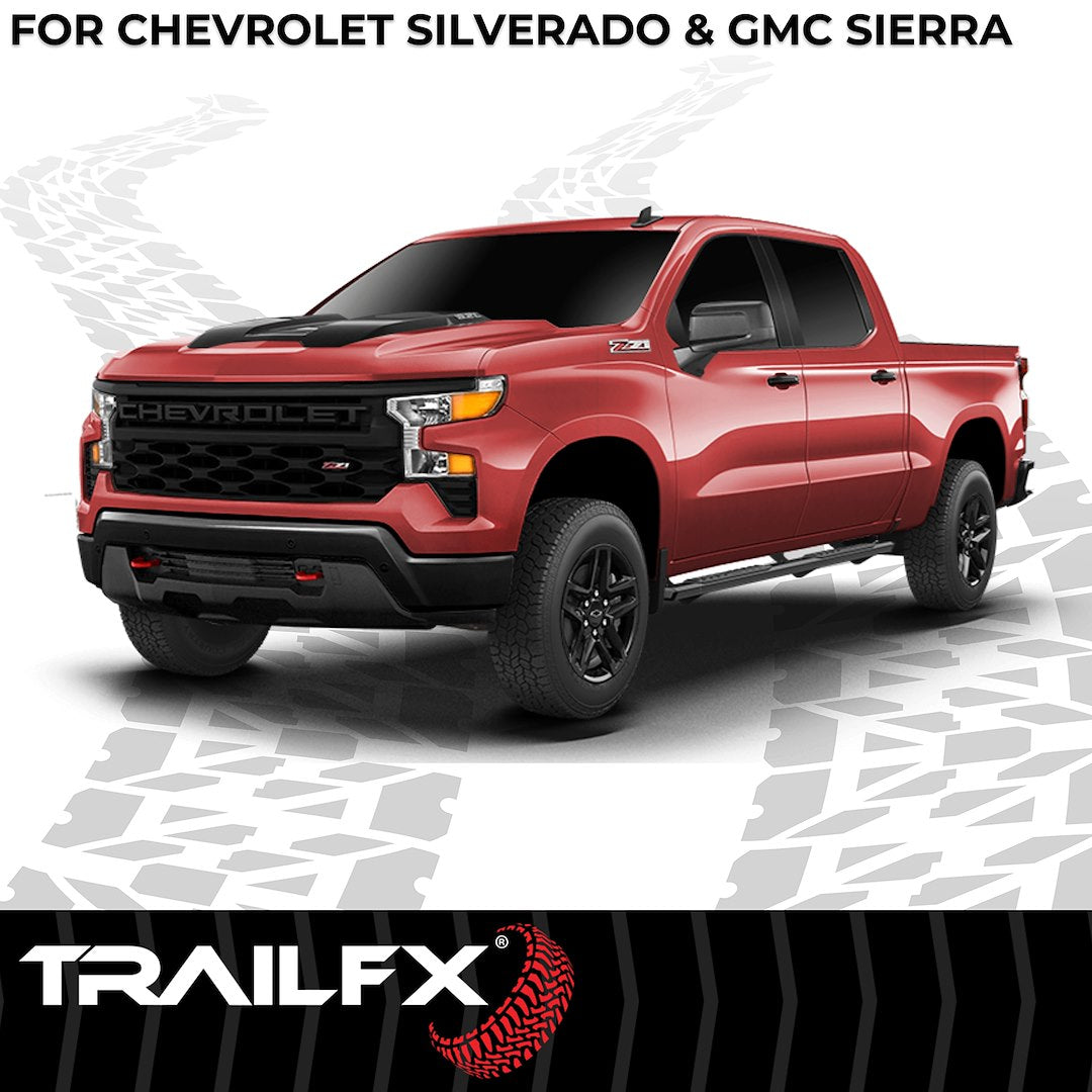 TrailFX 2007–2018 A4 Step Bars For GM Silverado/Sierra Crew Cab (AL4004B) - product image 3