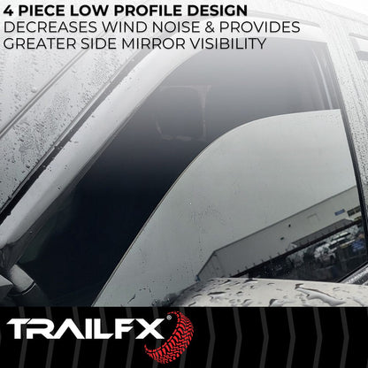 TrailFX 2019–2026 In Channel 4-Piece Window Vent For GM Silverado/Sierra (4805IC) - product image 5