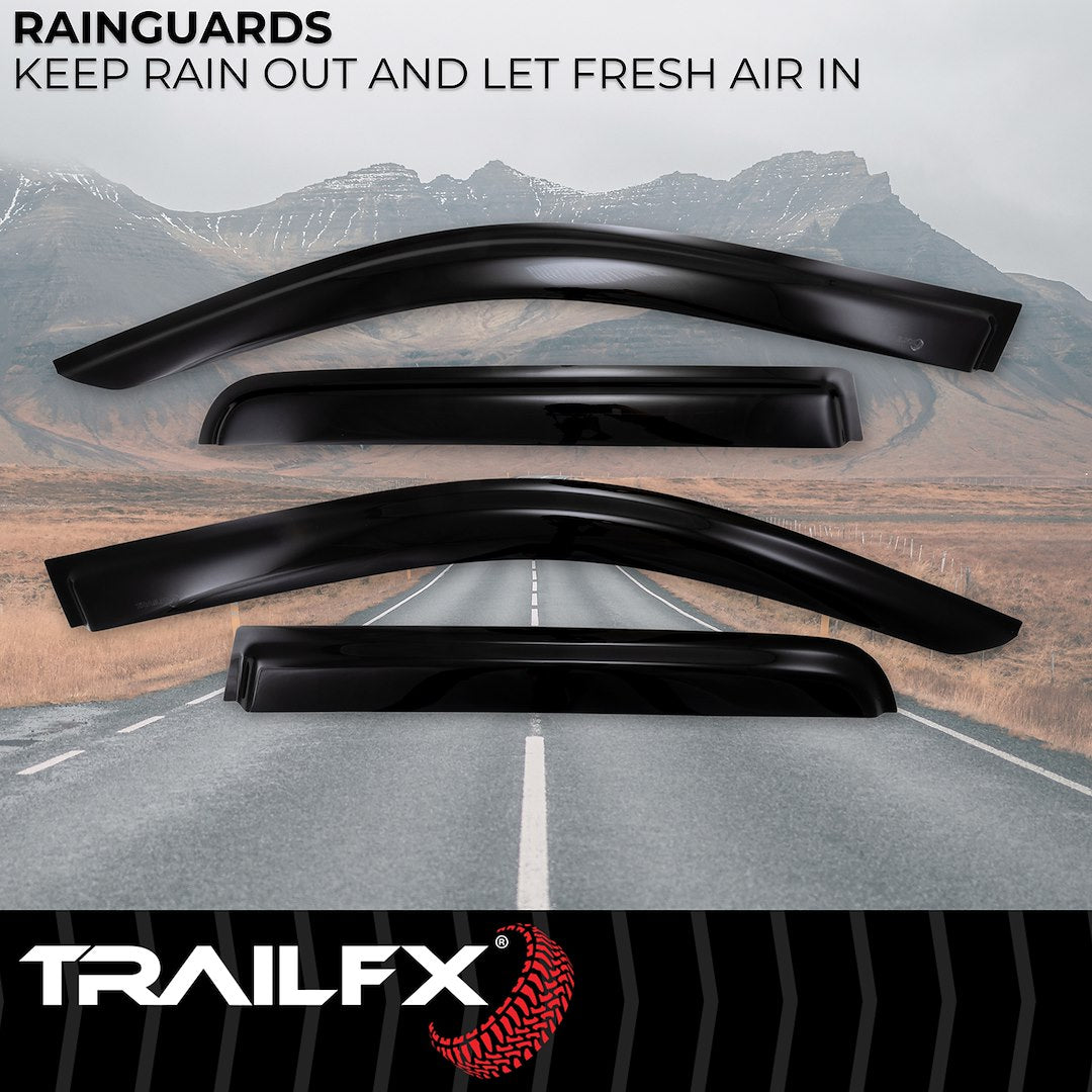 TrailFX 2022–2026 4-Piece Window Vent For Ford Maverick (4182H) - product image 2