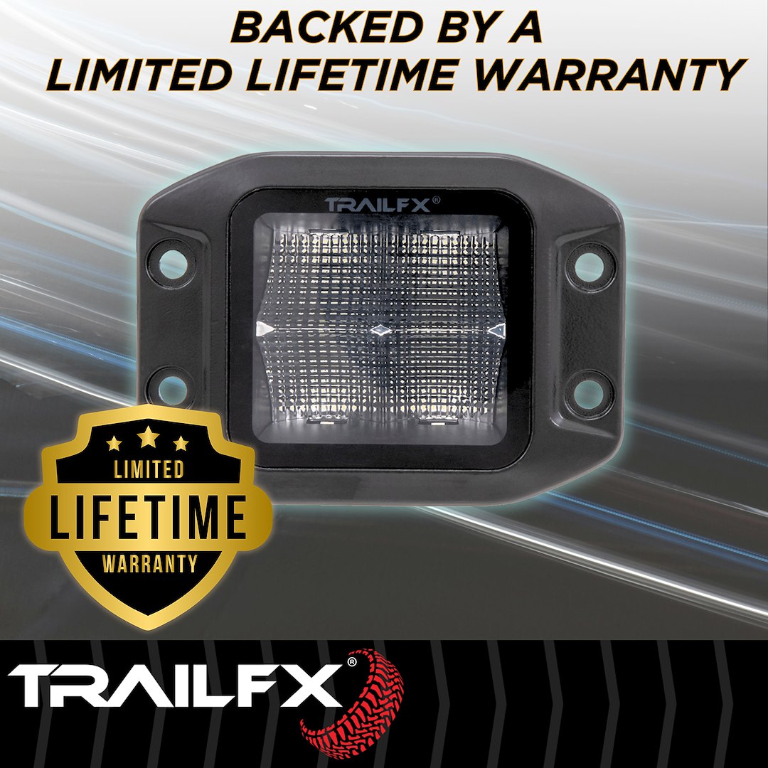 TrailFX 3" LED Cube Flush Mount Light- Black Edition Single (2X2FMBKF1) - product image 11