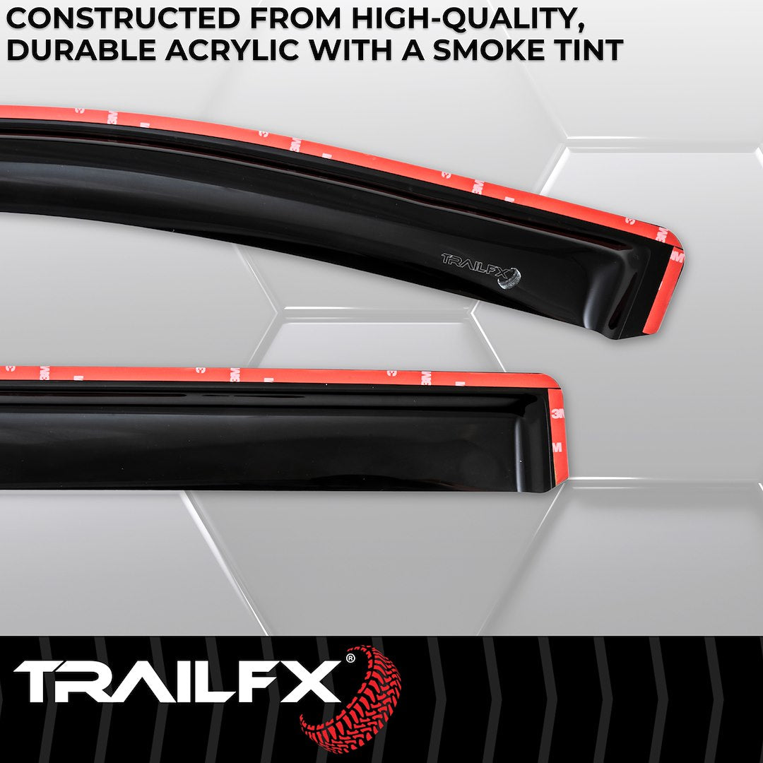 TrailFX 2019–2026 In Channel 4-Piece Window Vent For GM Silverado/Sierra (4805IC) - product image 4