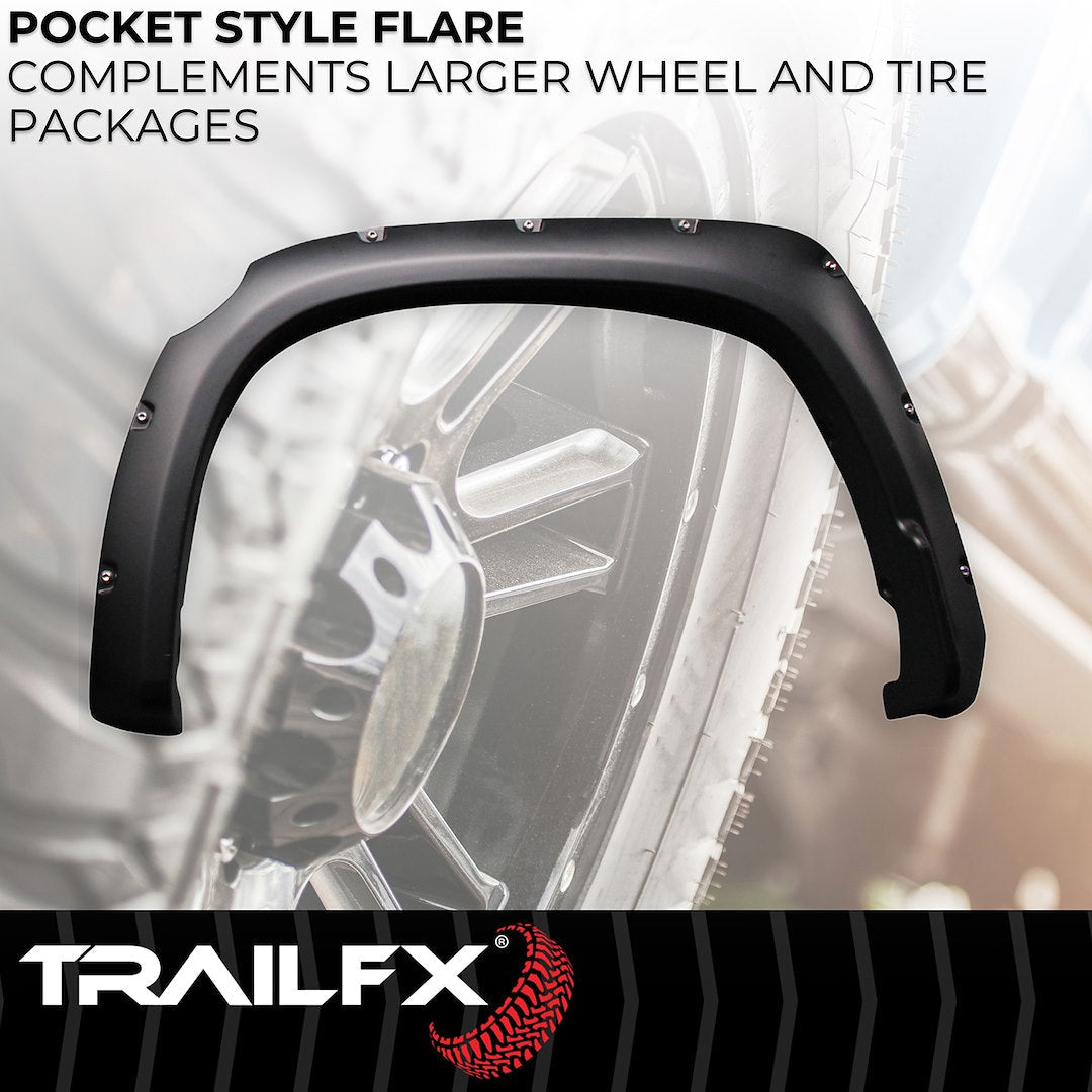 TrailFX 2014–2021 Pocket Style Fender Flares For Toyota Tundra (TFT3002S) - product image 3