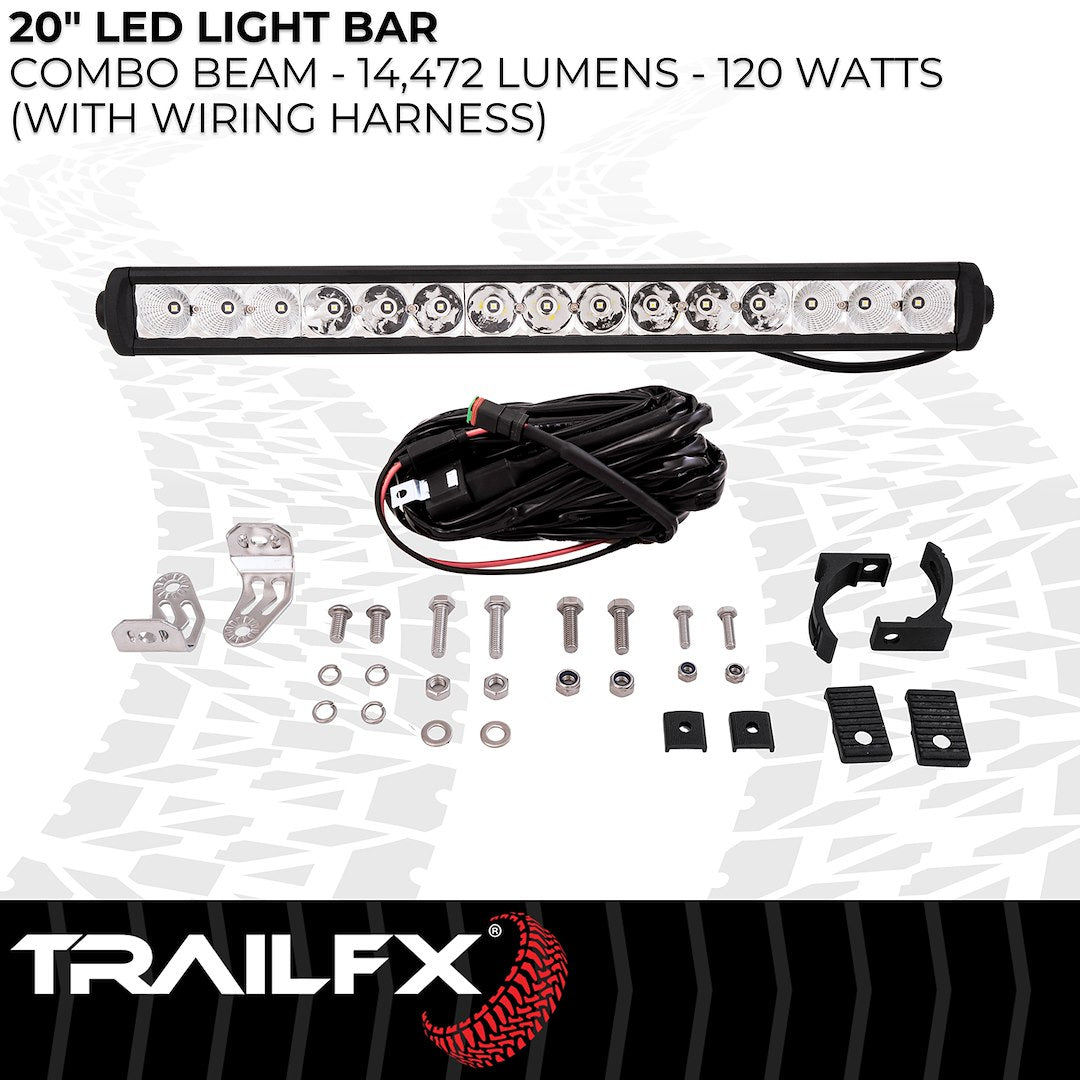 TrailFX 20" Single Row LED Light Bar (20SRCM) - product image 5