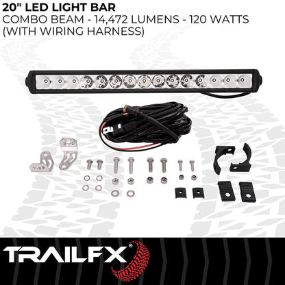 TrailFX 20" Single Row LED Light Bar (20SRCM) - product image 5