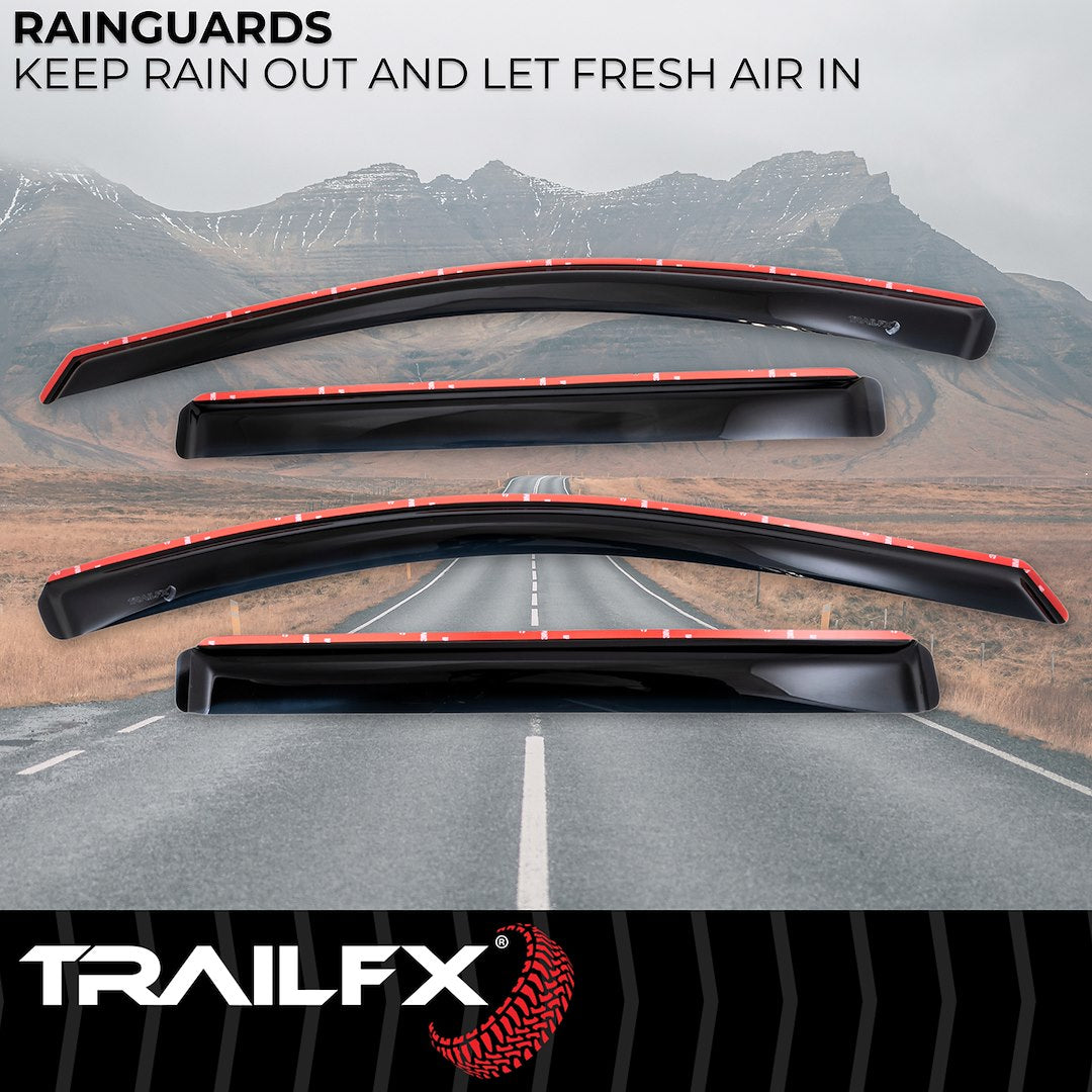 TrailFX 2018–2024 In Channel 4-Piece Window Vent For GMC Terrain (4812IC) - product image 2
