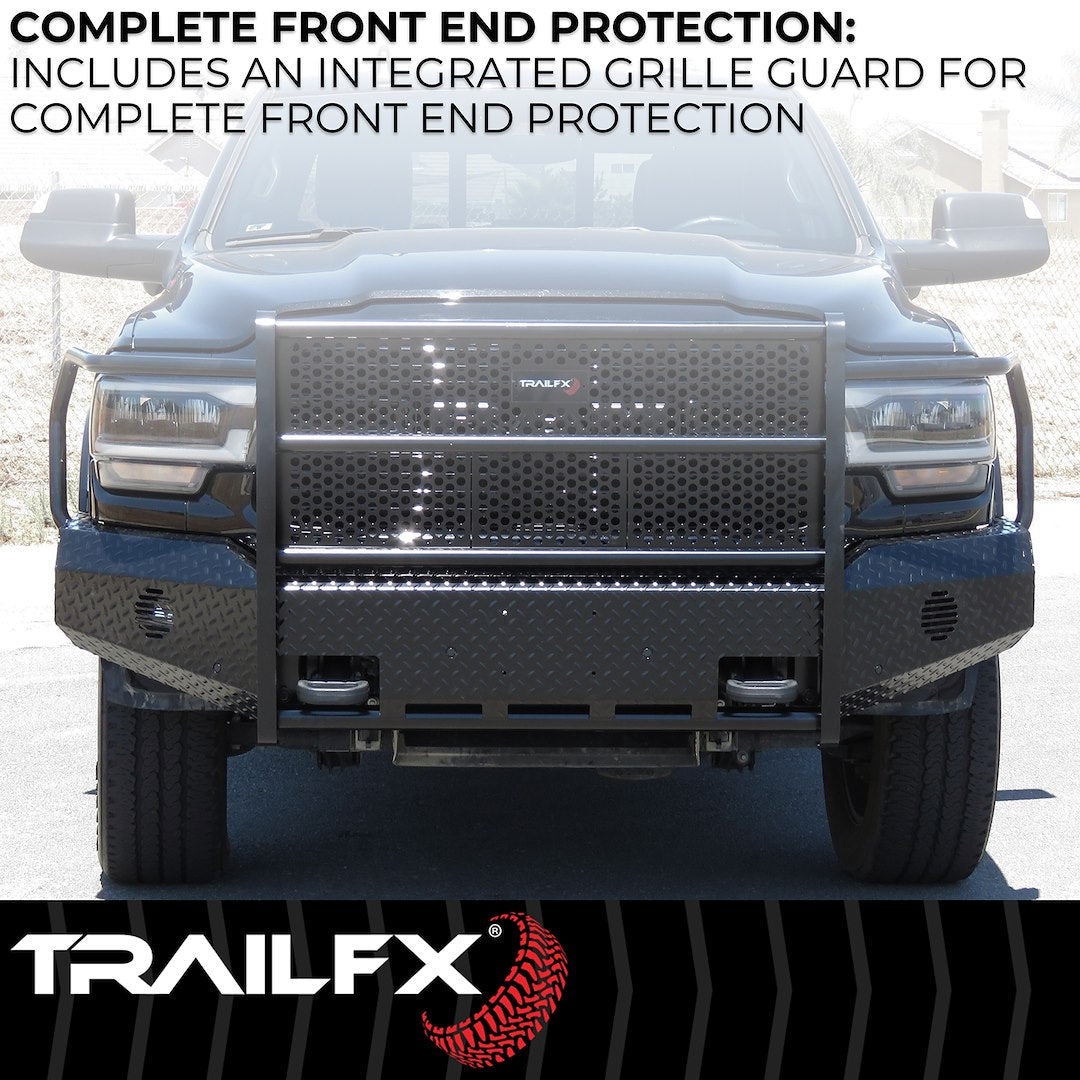 TrailFX 2015–2019 Front Full Replacement Bumper for Silverado 2500/3500 (FX3021A) - product image 2