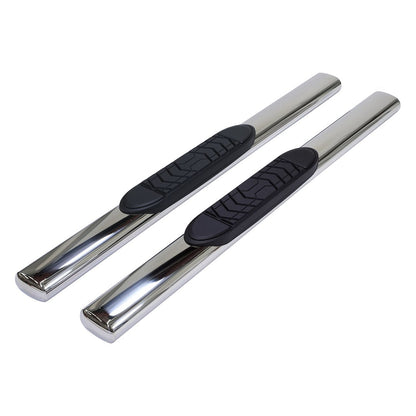 TrailFX 2015–2026 5" Oval Straight Step Bar For Ford F150-350 Standard-Stainless (A7040S) - product image 1