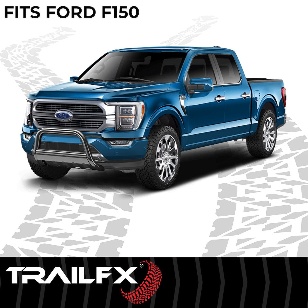 TrailFX 2004–2026 3" Round Bull Bar For Ford F150/Expedition- Black (B0028B) - product image 7